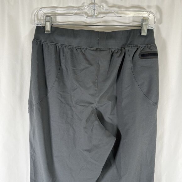 Under Armour Pants Women's Medium Grey Pull On Elastic Waist Drawstring Pockets - Picture 11 of 13